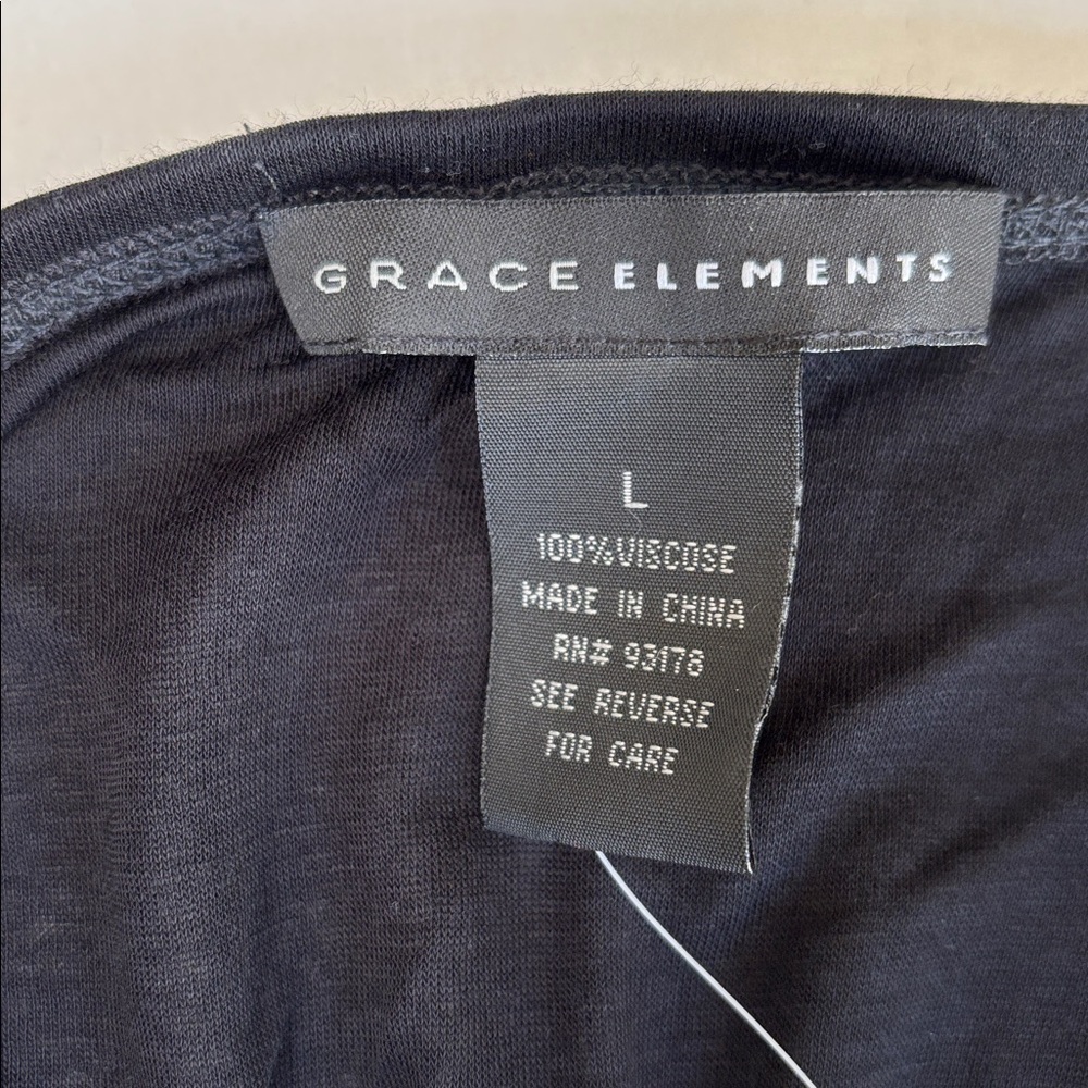 Grace Elements Layered Teared Stretch Comfort Bla… - image 3